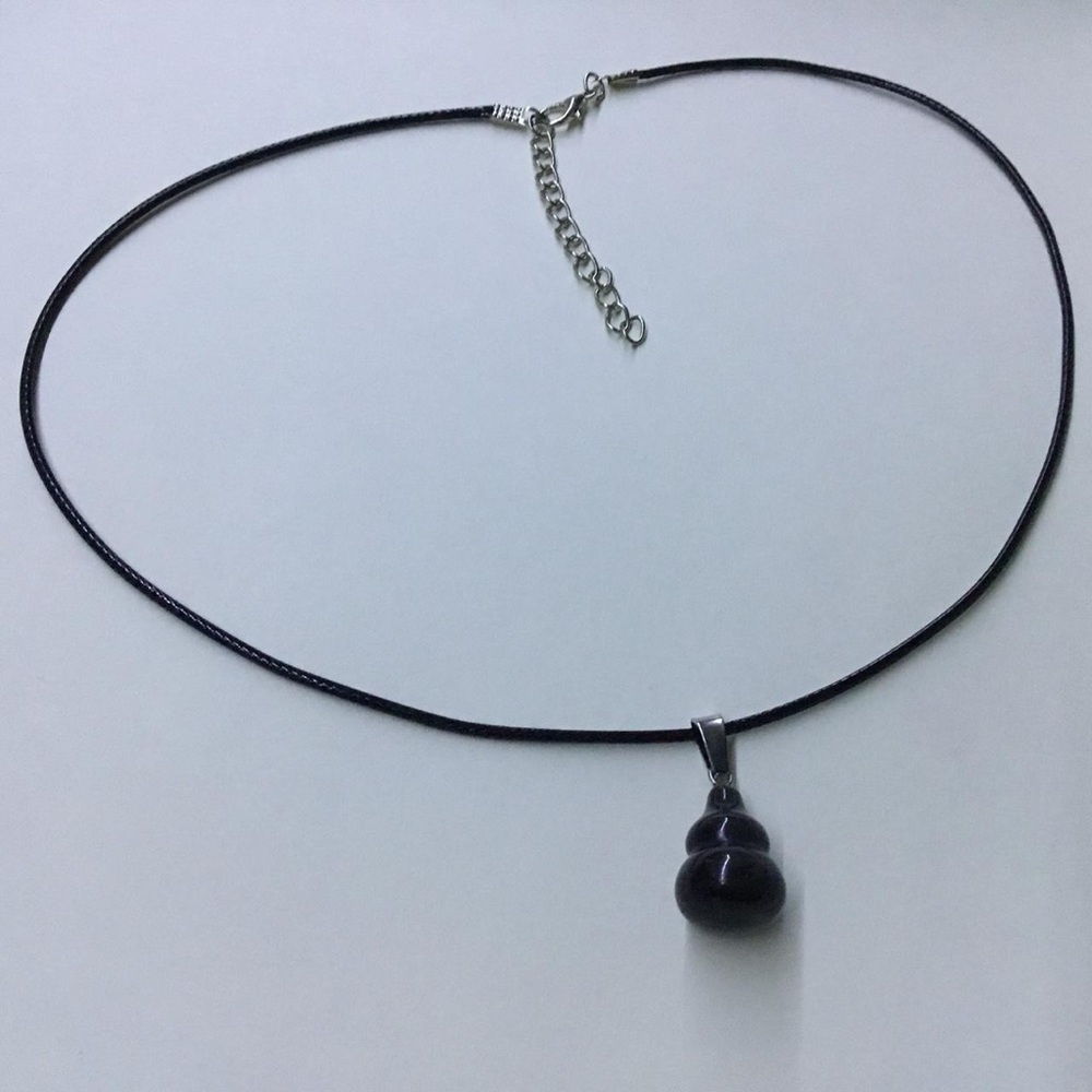 Elegant Black Onyx Pendant Necklace